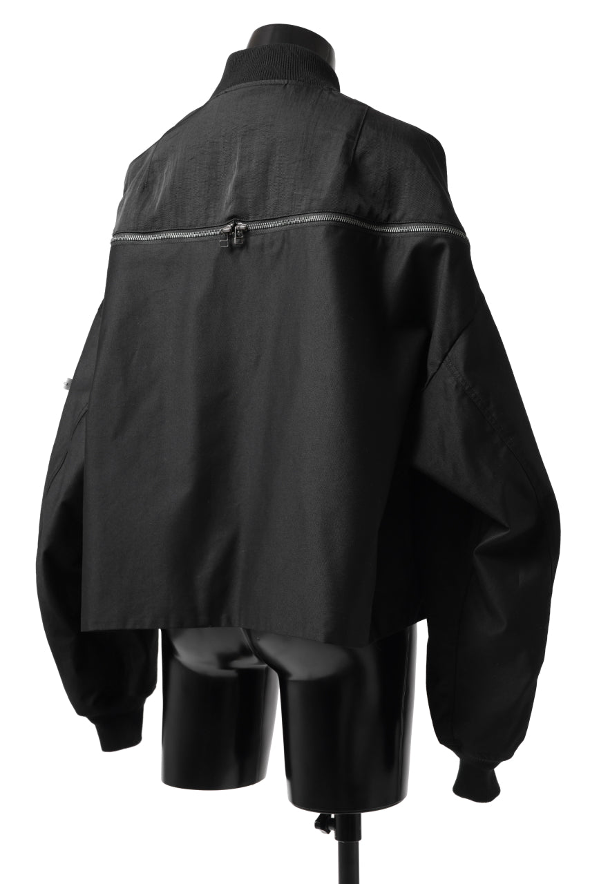 画像をギャラリービューアに読み込む, FACETASM ZIPPER MA-1 JACKET (BLACK)