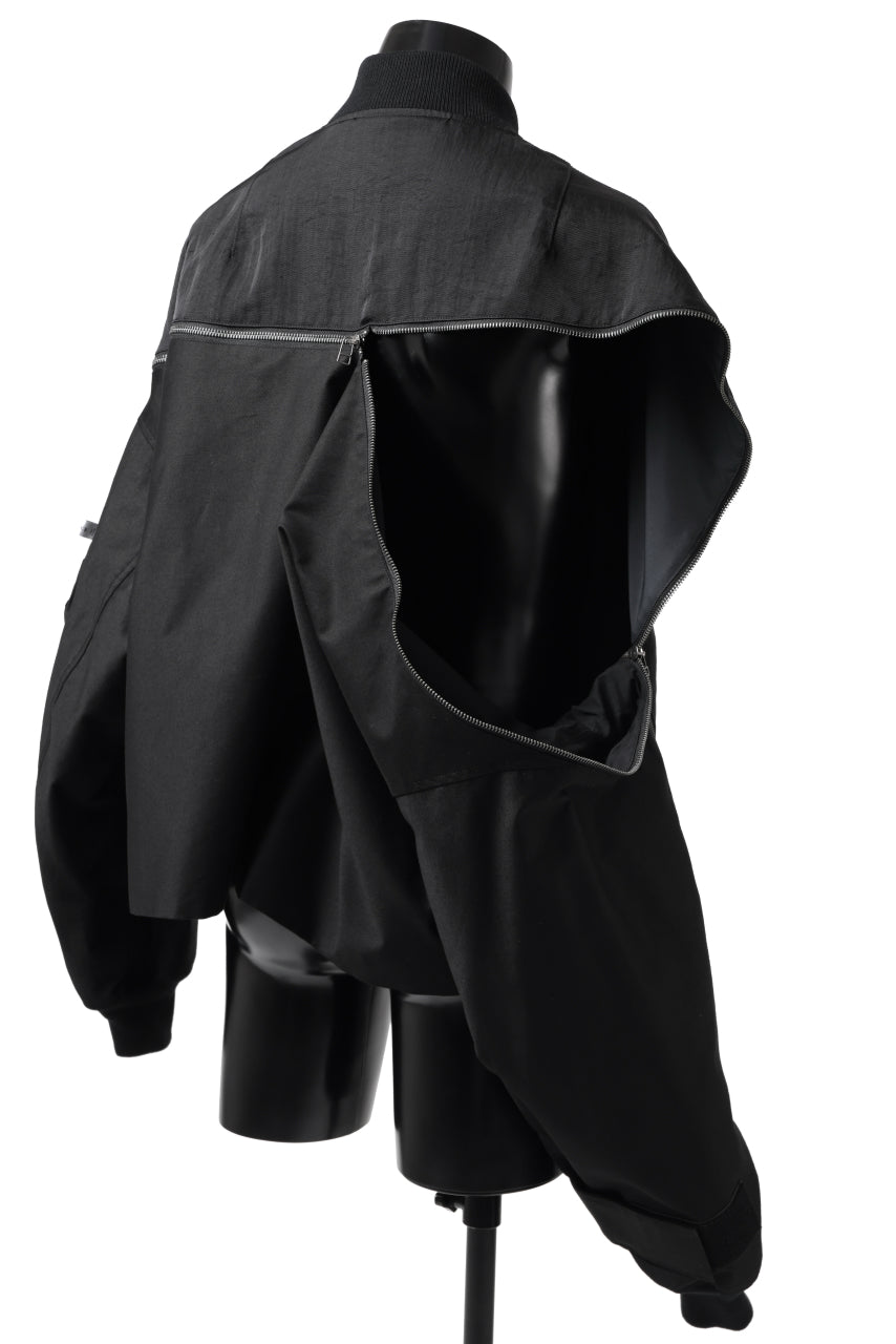 画像をギャラリービューアに読み込む, FACETASM ZIPPER MA-1 JACKET (BLACK)
