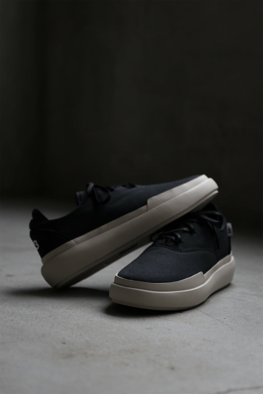 画像をギャラリービューアに読み込む, Y-3 Yohji Yamamoto AJATU COURT FORMAL SNEAKERS (BLACK/BLACK/CLEARBROWN)