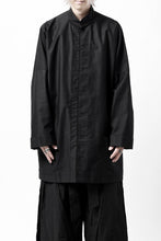 画像をギャラリービューアに読み込む, Y&#39;s CHINA SHIRT / COTTON TWILL (BLACK)