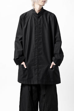 画像をギャラリービューアに読み込む, Y&#39;s CHINA SHIRT / COTTON TWILL (BLACK)