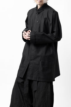 画像をギャラリービューアに読み込む, Y's CHINA SHIRT / COTTON TWILL (BLACK)
