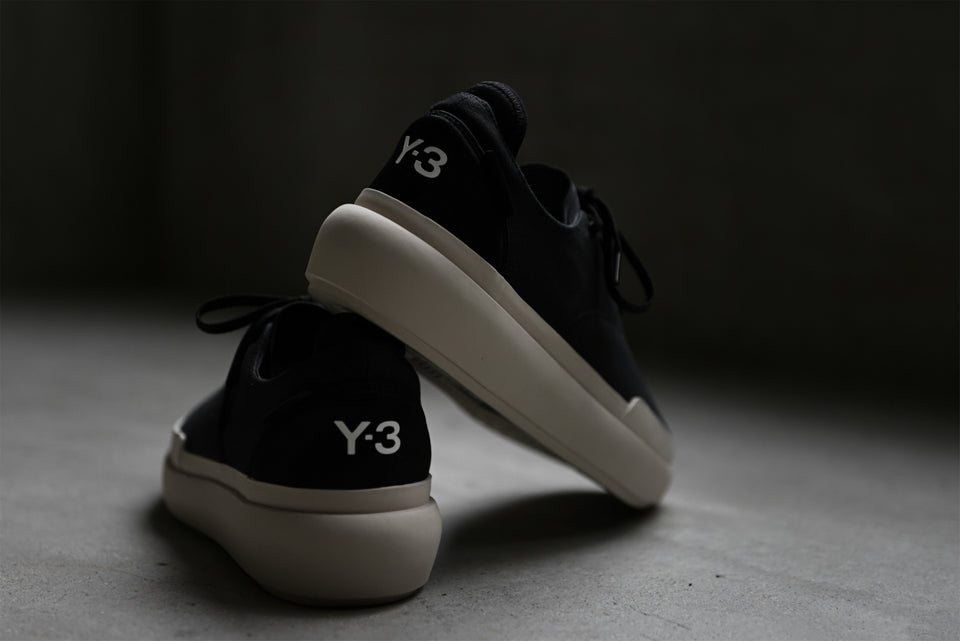 画像をギャラリービューアに読み込む, Y-3 Yohji Yamamoto AJATU COURT FORMAL SNEAKERS (BLACK/BLACK/CLEARBROWN)