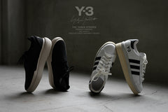 画像をギャラリービューアに読み込む, Y-3 Yohji Yamamoto AJATU COURT FORMAL SNEAKERS (BLACK/BLACK/CLEARBROWN)
