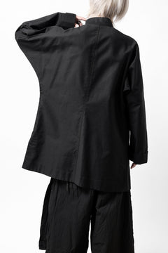 画像をギャラリービューアに読み込む, Y's CHINA SHIRT / COTTON TWILL (BLACK)