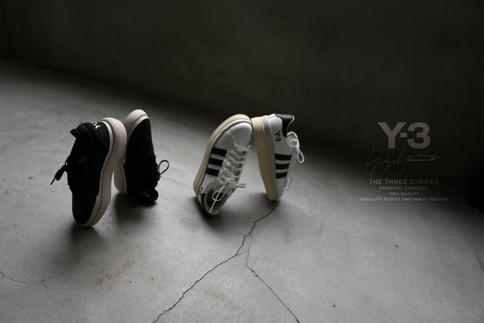 画像をギャラリービューアに読み込む, Y-3 Yohji Yamamoto AJATU COURT FORMAL SNEAKERS (BLACK/BLACK/CLEARBROWN)