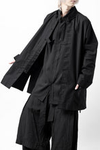 画像をギャラリービューアに読み込む, Y's CHINA SHIRT / COTTON TWILL (BLACK)