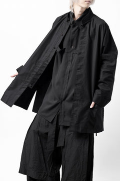 画像をギャラリービューアに読み込む, Y's CHINA SHIRT / COTTON TWILL (BLACK)
