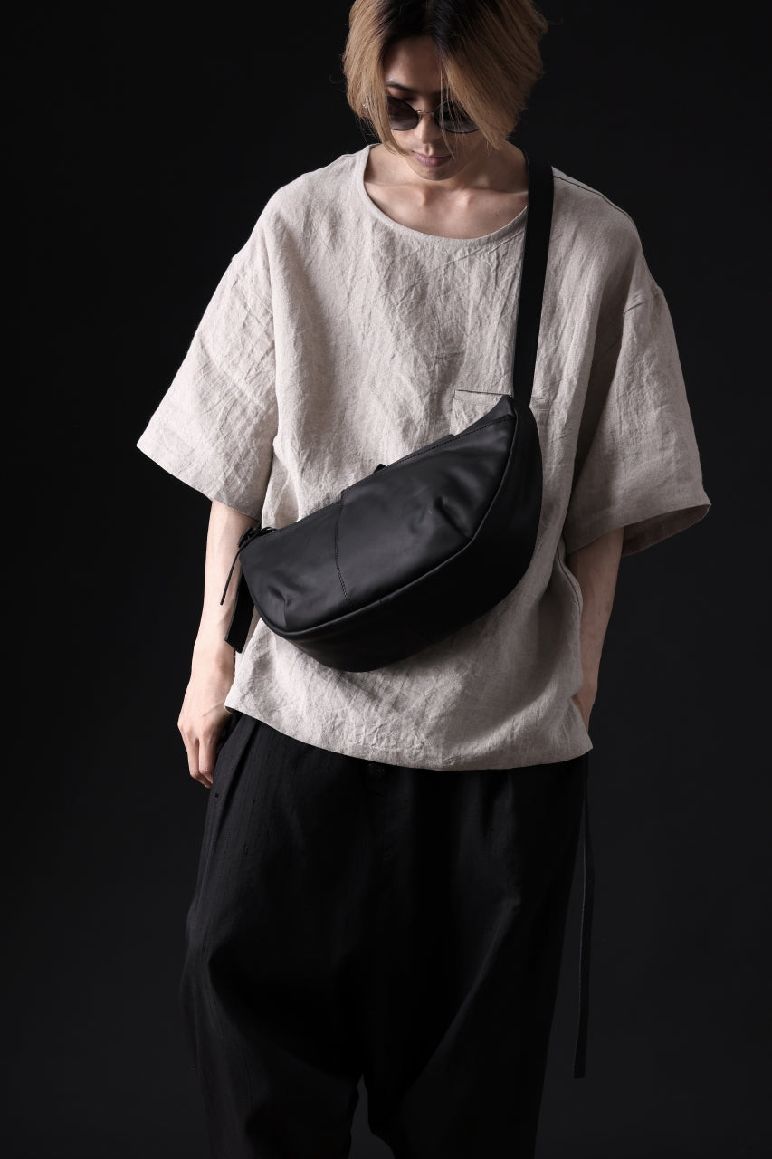 画像をギャラリービューアに読み込む, ISAMU KATAYAMA BACKLASH exclusive UTILITY BAG / GUIDI OILED CALF (BLACK)