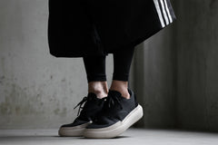 画像をギャラリービューアに読み込む, Y-3 Yohji Yamamoto AJATU COURT FORMAL SNEAKERS (BLACK/BLACK/CLEARBROWN)