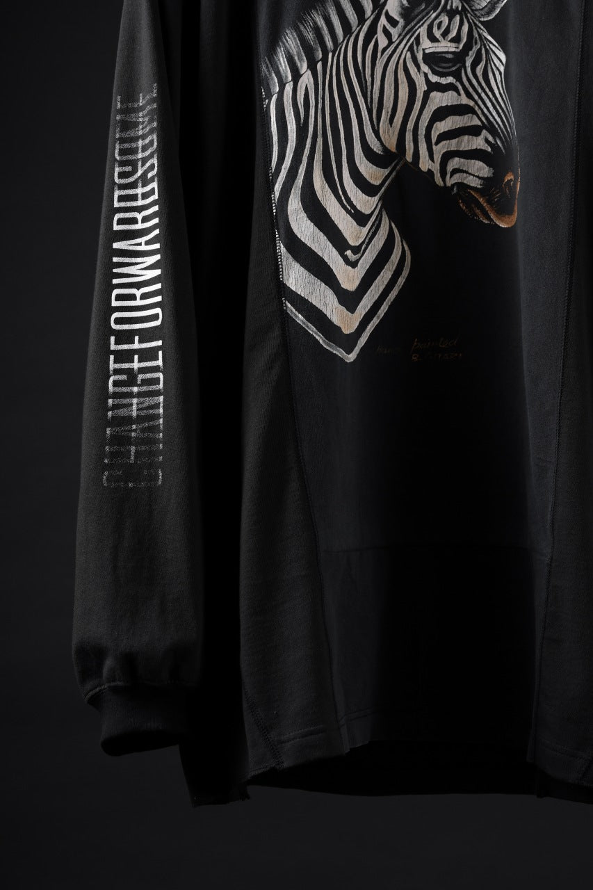 画像をギャラリービューアに読み込む, CHANGES exclusive VINTAGE REMAKE LS TOPS (ANIMAL-ZEBRA-G)