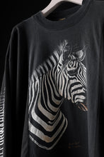 画像をギャラリービューアに読み込む, CHANGES exclusive VINTAGE REMAKE LS TOPS (ANIMAL-ZEBRA-G)