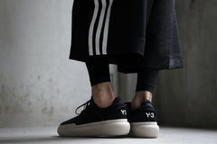 画像をギャラリービューアに読み込む, Y-3 Yohji Yamamoto AJATU COURT FORMAL SNEAKERS (BLACK/BLACK/CLEARBROWN)