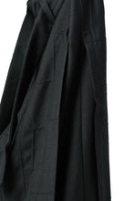 Load image into Gallery viewer, KLASICA VENT LAYERED FOLKLORE TROUSERS / BLACK BACK VENETIAN (BLACK STITCH)