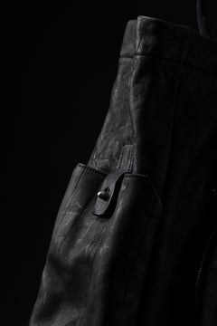 Load image into Gallery viewer, ISAMU KATAYAMA BACKLASH TOTE BAG / DOUBLE SHOULDER OBJECT DYED (BLACK) ※