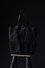 Load image into Gallery viewer, ISAMU KATAYAMA BACKLASH TOTE BAG / DOUBLE SHOULDER OBJECT DYED (BLACK) ※