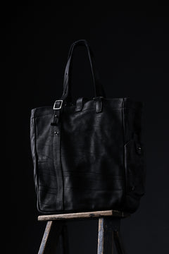 Load image into Gallery viewer, ISAMU KATAYAMA BACKLASH TOTE BAG / DOUBLE SHOULDER OBJECT DYED (BLACK) ※