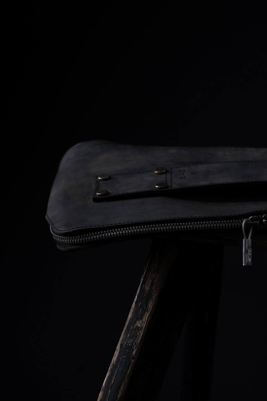 画像をギャラリービューアに読み込む, ierib onepiece clutch-bag / Shell Cordovan (MARBLE GREY #B)