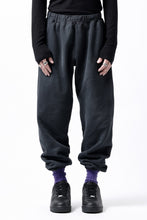 画像をギャラリービューアに読み込む, DEFORMATER.® THREE PROCESSING SWEAT JOGGER PANT - DYED/BIO/FROST EFFECT (VINTAGE BLACK)