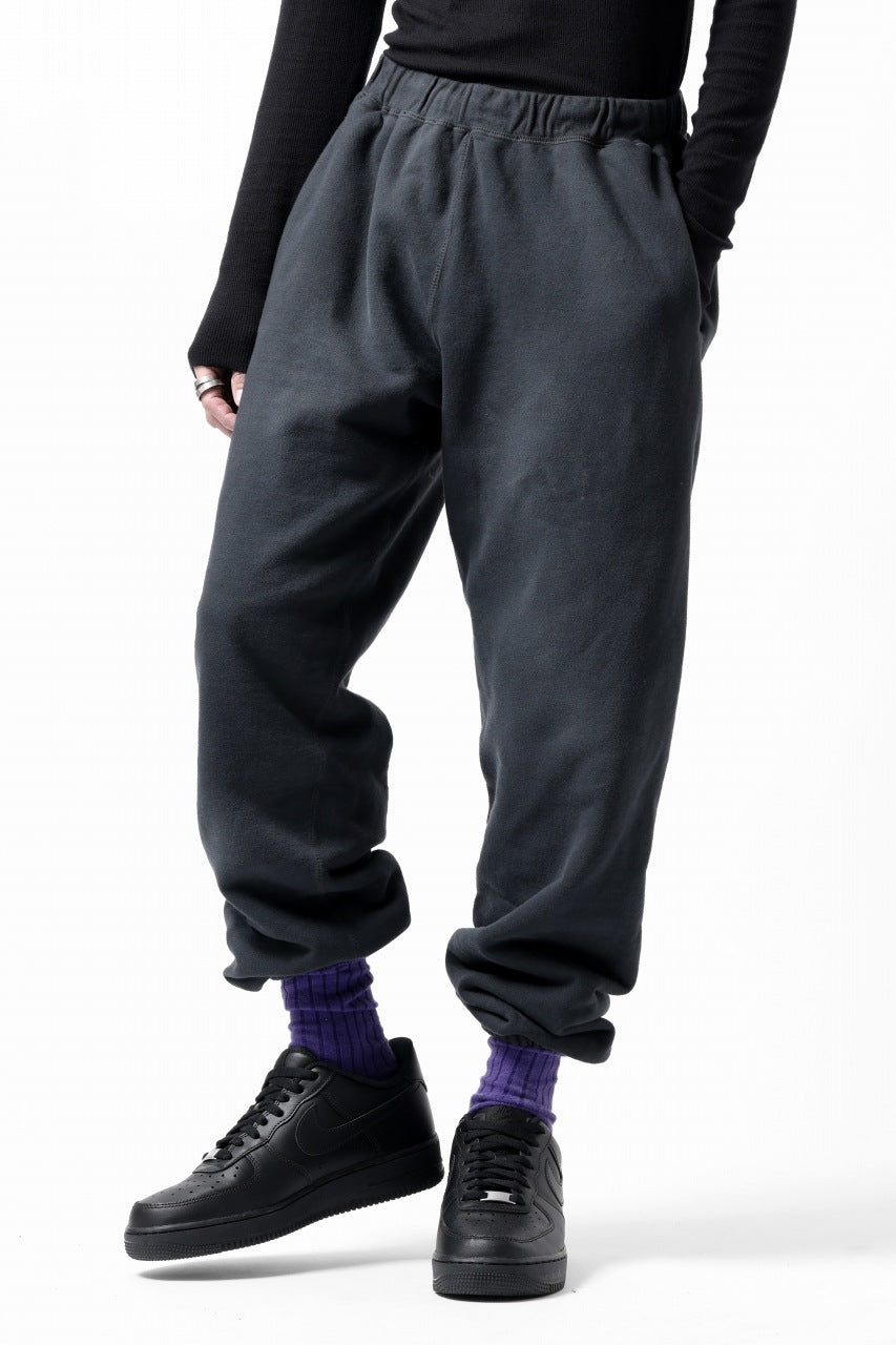 画像をギャラリービューアに読み込む, DEFORMATER.® THREE PROCESSING SWEAT JOGGER PANT - DYED/BIO/FROST EFFECT (VINTAGE BLACK)