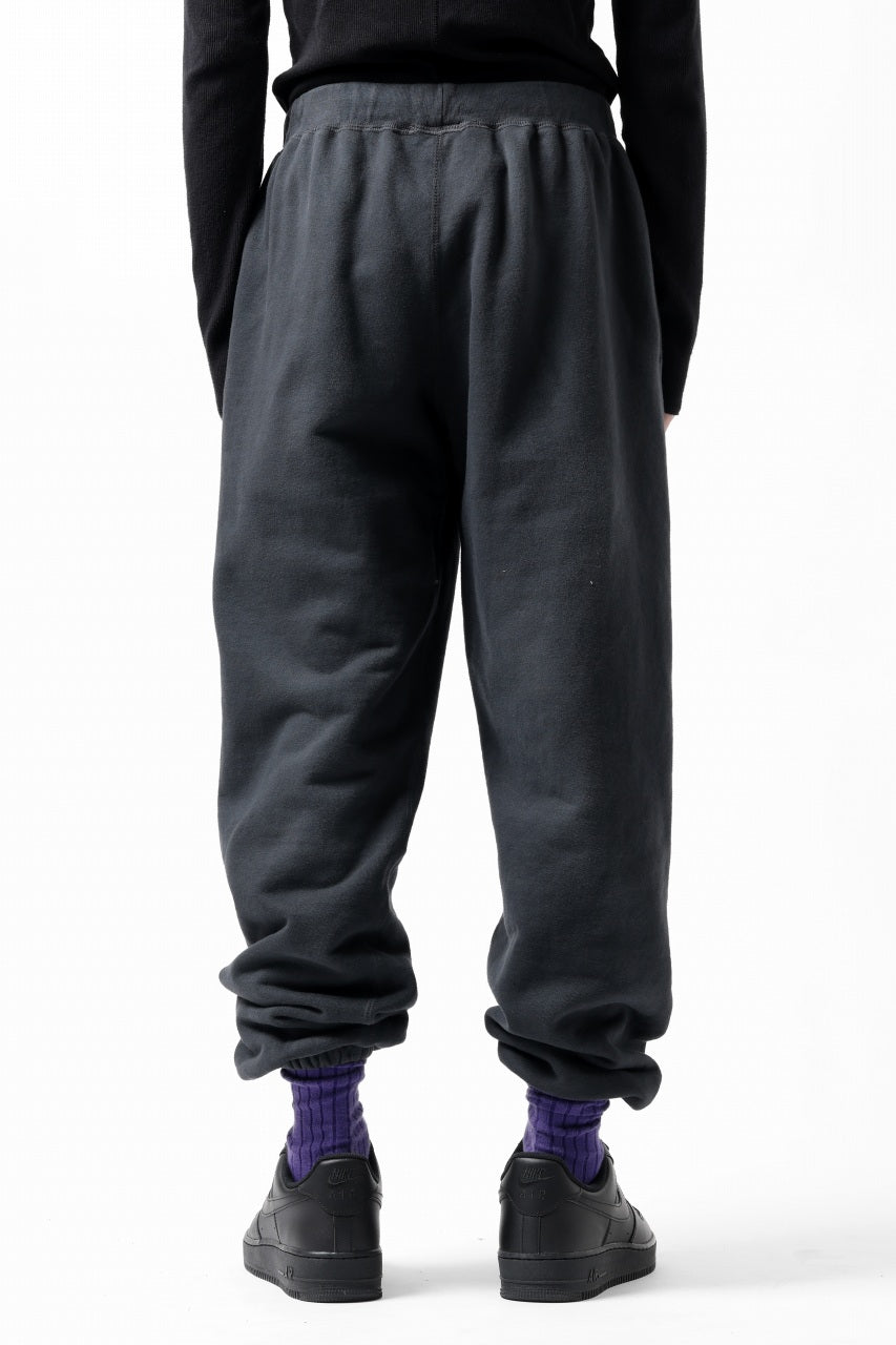画像をギャラリービューアに読み込む, DEFORMATER.® THREE PROCESSING SWEAT JOGGER PANT - DYED/BIO/FROST EFFECT (VINTAGE BLACK)