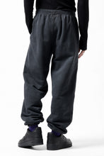 画像をギャラリービューアに読み込む, DEFORMATER.® THREE PROCESSING SWEAT JOGGER PANT - DYED/BIO/FROST EFFECT (VINTAGE BLACK)
