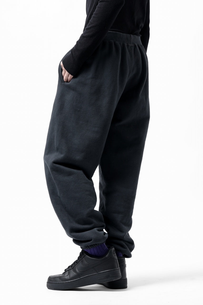 画像をギャラリービューアに読み込む, DEFORMATER.® THREE PROCESSING SWEAT JOGGER PANT - DYED/BIO/FROST EFFECT (VINTAGE BLACK)