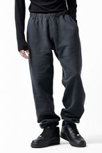 画像をギャラリービューアに読み込む, DEFORMATER.® THREE PROCESSING SWEAT JOGGER PANT - DYED/BIO/FROST EFFECT (VINTAGE BLACK)