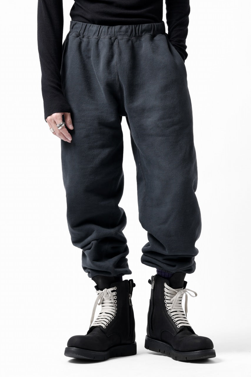 画像をギャラリービューアに読み込む, DEFORMATER.® THREE PROCESSING SWEAT JOGGER PANT - DYED/BIO/FROST EFFECT (VINTAGE BLACK)