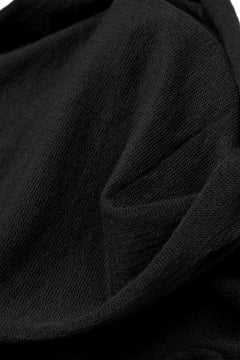 画像をギャラリービューアに読み込む, KLASICA D'ARCY RAGLAN REGULAR FIT PULL / JACQUARD KNIT JERSEY (BLACK x BLACK)