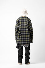 Load image into Gallery viewer, A.F ARTEFACT OVERSIZED CHECK SHIRT (KHAKI)