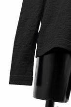 画像をギャラリービューアに読み込む, KLASICA SMOKE SMOOTH TURTLE NECK PULL / JACQUARD KNIT JERSEY (BLACK)