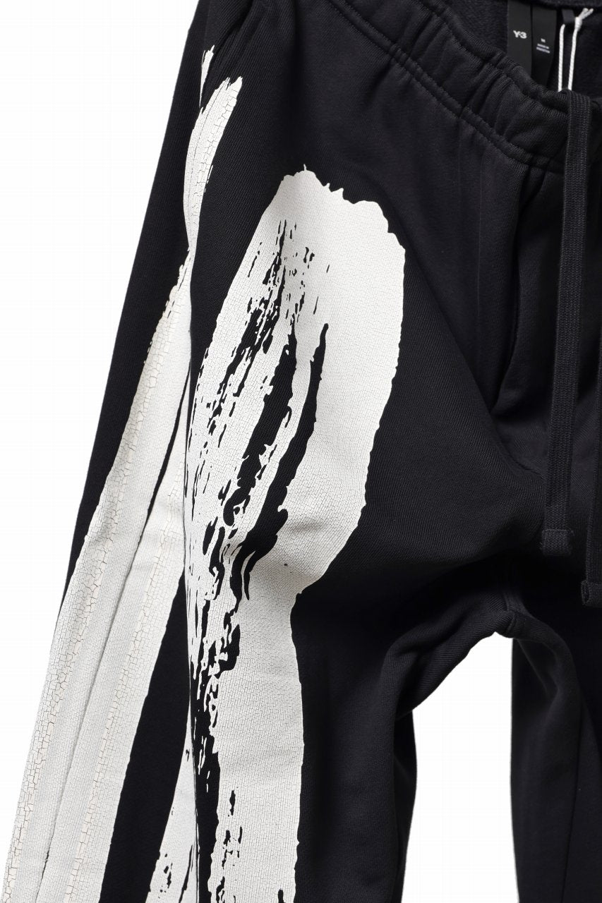 画像をギャラリービューアに読み込む, Y-3 Yohji Yamamoto LOGO FIT JOGGER PANTS / ORGANIC COTTON (BLACK)