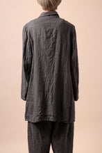 画像をギャラリービューアに読み込む, YUTA MATSUOKA work shirt jacket / brushed linen canvas (brown)