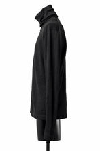 画像をギャラリービューアに読み込む, KLASICA SMOKE SMOOTH TURTLE NECK PULL / JACQUARD KNIT JERSEY (BLACK)