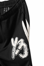 画像をギャラリービューアに読み込む, Y-3 Yohji Yamamoto LOGO FIT JOGGER PANTS / ORGANIC COTTON (BLACK)