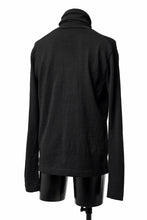 画像をギャラリービューアに読み込む, KLASICA SMOKE SMOOTH TURTLE NECK PULL / JACQUARD KNIT JERSEY (BLACK)