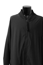 画像をギャラリービューアに読み込む, thomkrom MA-1 JACKET / ELASTIC NYLON (BLACK)