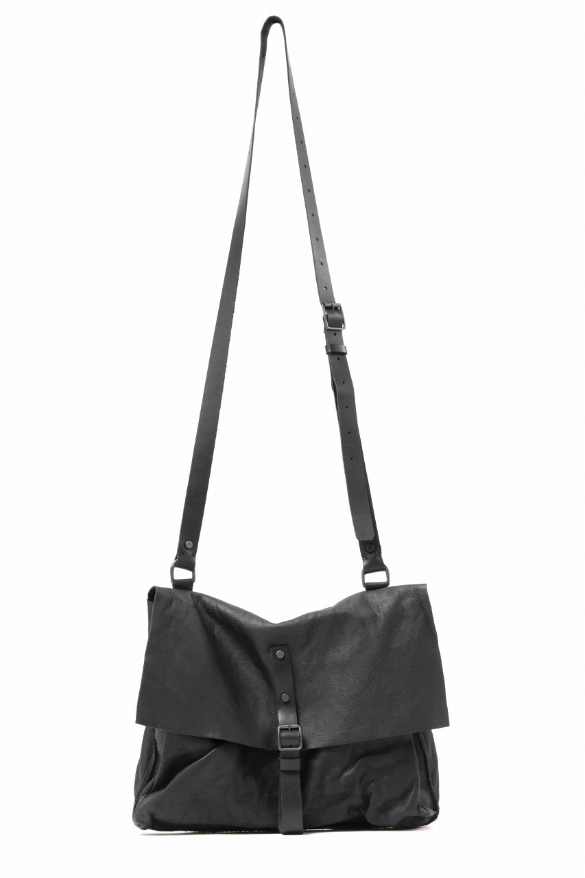 画像をギャラリービューアに読み込む, PAL OFFNER CROSS BODY BAG / CALF LEATHER (BLACK)