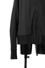 画像をギャラリービューアに読み込む, thomkrom MA-1 JACKET / ELASTIC NYLON (BLACK)