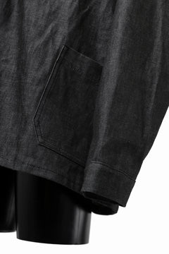 画像をギャラリービューアに読み込む, KLASICA CHEVAL EXTRA WIDE WORK JACKET / LIGHT WEIGHT DENIM (BLACK DENIM)