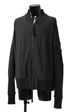画像をギャラリービューアに読み込む, thomkrom MA-1 JACKET / ELASTIC NYLON (BLACK)