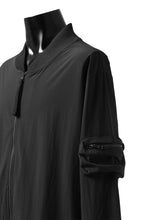 画像をギャラリービューアに読み込む, thomkrom MA-1 JACKET / ELASTIC NYLON (BLACK)