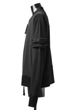 画像をギャラリービューアに読み込む, thomkrom MA-1 JACKET / ELASTIC NYLON (BLACK)
