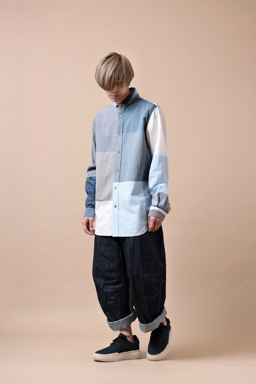 画像をギャラリービューアに読み込む, forme d'expression Club Shirt (Blue Tiles)