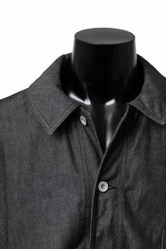 画像をギャラリービューアに読み込む, KLASICA CHEVAL EXTRA WIDE WORK JACKET / LIGHT WEIGHT DENIM (BLACK DENIM)