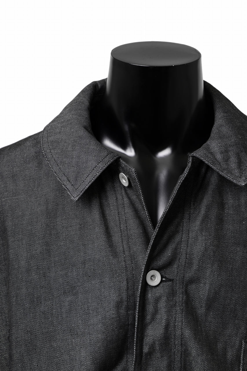 画像をギャラリービューアに読み込む, KLASICA CHEVAL EXTRA WIDE WORK JACKET / LIGHT WEIGHT DENIM (BLACK DENIM)