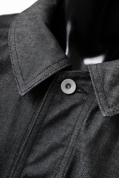 画像をギャラリービューアに読み込む, KLASICA CHEVAL EXTRA WIDE WORK JACKET / LIGHT WEIGHT DENIM (BLACK DENIM)