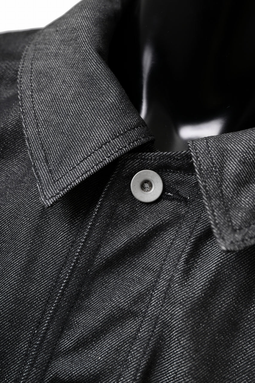 画像をギャラリービューアに読み込む, KLASICA CHEVAL EXTRA WIDE WORK JACKET / LIGHT WEIGHT DENIM (BLACK DENIM)