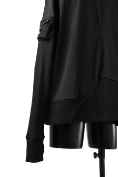 画像をギャラリービューアに読み込む, thomkrom MA-1 JACKET / ELASTIC NYLON (BLACK)